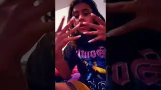 doing my nails at 3 am ne like:😔😤