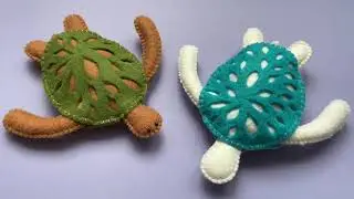 🇺🇦Панцирь для черепашки из фетра. Финал | Felt turtle #3