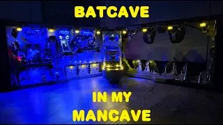 BATCAVE in my MANCAVE - Lego Shadow Box Speed Build