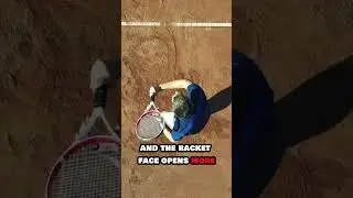 Backhand Slice Technique Analysis From Top Down / Drone View