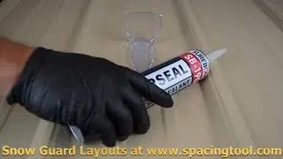 Attaching Snow Guards with SureBond SB-190 Adhesive