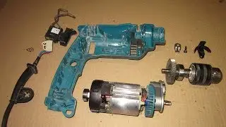 Дрель Makita HP1620 ремонт и обслуживание/repair drills MAKITA