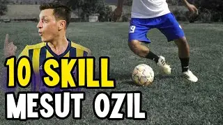 10 SKILL MESUT OZIL ● TRIK MELEWATI LAWAN ● Tutorial Sepak Bola