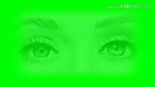 green screen blinking eyes