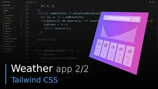 Приложение "Погода" - 2/2 (Tailwind CSS, React)