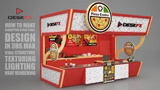 3Ds Max Tutorials | How To Create  Exhibition Kiosk Stall (Part 3)