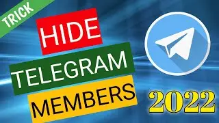 How to Hide Members In Telegram Group || Telegram Group Setting || Tech Of  Rao
