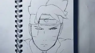 How to draw adult boruto