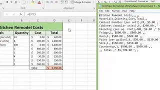 How To Save Excel file as CSV Text and PDF