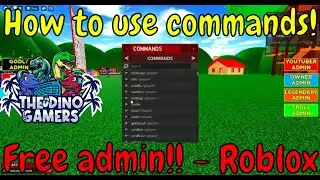 Free Admin & how to use codes - Roblox