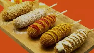 Trying MrCow Corndogs for the first time at the Augusta Mall #glizzy #glizzygang #corndog #augustaga