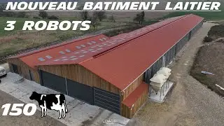 🤠 I'm visiting this brand new farm - 3 robots: 150 dairy cows 🐄