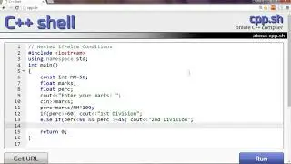 C++ Finding Marks Based on Division - If-else-if
