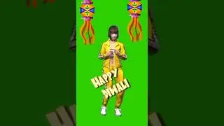 Kelly Freefire dewali special status green screen | subscribe green screen | Green screen memes