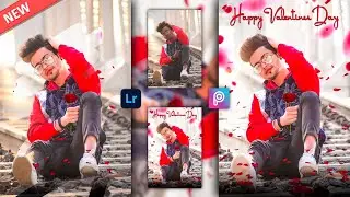 Velentine Day Photo Editing :- Velentine Day Photo Editing Tutorial Picsart || New Trending 2023 🌹🌹