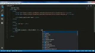 Hello World - React Js
