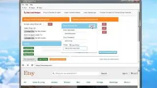 Etsy Lead Scraper v1.9 - Login Module