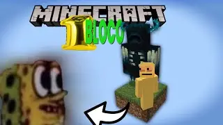 as coisas sairam do controle - Minecraft one block
