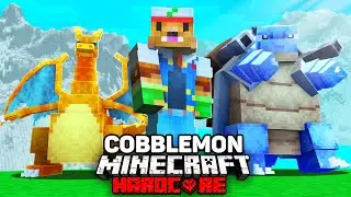 I Spent 100 Days in STARTER-ONLY Pokémon Minecraft VS. my Rival! (Duos Cobblemon)