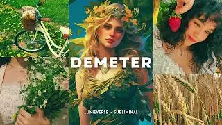 Blessed by the Godess of The Harvest : Demeter  -  𝓼𝓾𝓫𝓵𝓲𝓶𝓲𝓷𝓪𝓵 🌾⋆｡˚