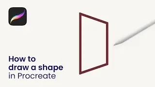 How to draw a shape in Procreate. Procreate tips 
