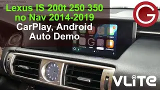 Wireless CarPlay Android Auto on Lexus IS 200t 250 300 350 2014-2019 No Nav | GROM VLite VT2 | LEXK