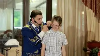 Выступление фокусника Евгения Соколова