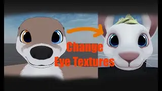 How to change your Avatar Eye Textures (VRChat / Unity Tutorial 2023)