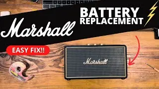 Marshall Bluetooth Speaker Battery Replacement - Easy Fix!