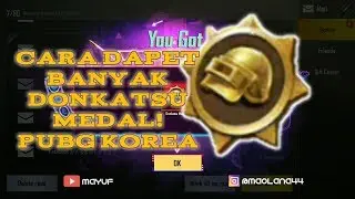 TRIK CARA MENDAPATKAN BANYAK DONKATSU MEDAL DI PUBG KOREA