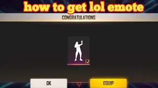 How to get lol emote in free fire//free fire me lol emote kese le 2022 me/ Free Fire emote
