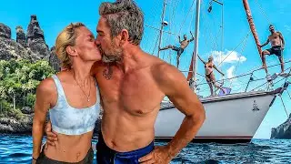 Can’t Describe This Feeling…LAND After 19 Days At Sea 🤯  Sailing Vessel Delos Ep. 424