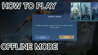 HERE'S HOW TO PLAY OFFLINE MODE IN MLBB (VOICE OVER)😂