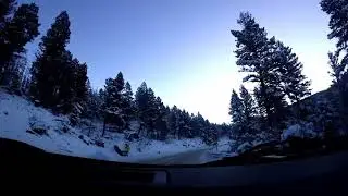 Icy Montana Drive ft. GoPro Hero 5 Session
