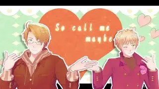 【APヘタリアMMD】Call Me Maybe📞 - USUK