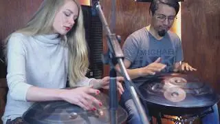 Kate Stone/ Rafael Sotomayor - Handpan Duo - 1001 Nights - Opsilon Saladin/ Hijaz