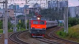 ЭП1-358 с Пассажирским поездом  270С Адлер — Чита