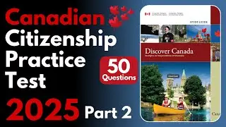 Canadian Citizenship Test 2023 Part 2/4 (50 Question)