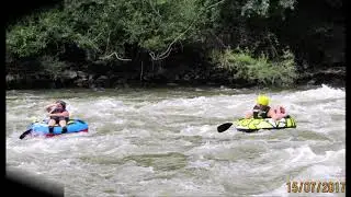 Tubing auf der Mur in Graz