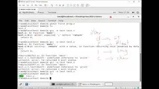 C programming demo and makefile cammand