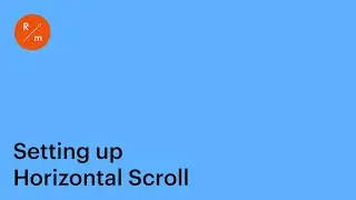 Tips: Setting up Horizontal Scroll in Readymag