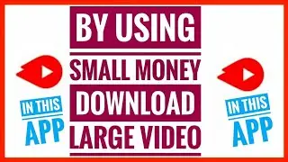 By using mobile data download large video