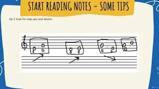 Piano Essentials For Beginners - 7. Start reading notes & tips - Get to know the staff, lines etc.