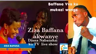 Ziza Bafana yevumye Ne Upcoming, Sulphur da dancer lwakwana Diana Nabatanzi on a live TV show