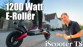 Geschmeidig und weitläufig mit 1200 Watt und ABE | iScooter T8 e-Roller im Test