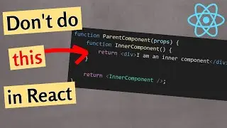 This Mistake RUINS Your React App