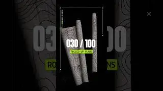 Rolled Maps in Blender [030/100] 