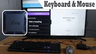 How to Connect Keyboard and Mouse to X96Q Android TV Box