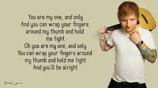 Ed Sheeran - Small Bump Lyrics