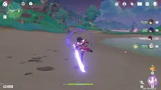 Beidou elemental burst bug - Glowing weapon [